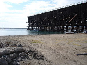 Site of piers
