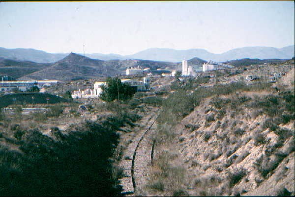 Approaching Olula back towards Purchena