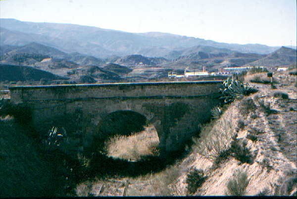 Approaching Olula back towards Purchena