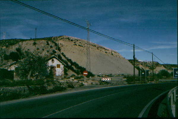 Site of level crossing at Fines