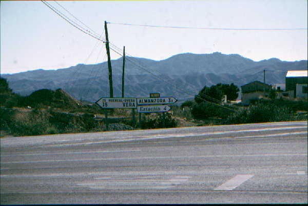 Sign to Almanzora station (now gone)