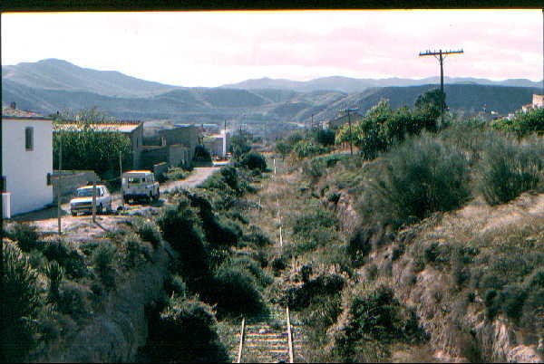 From Almanzora station looking towards Arboleas