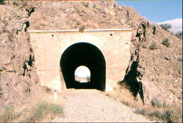 Tunnel looking towards Almajalejo