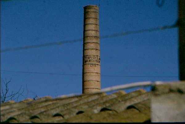 Caniles sugarfactory, the name FURFURAL was originally on the chimney