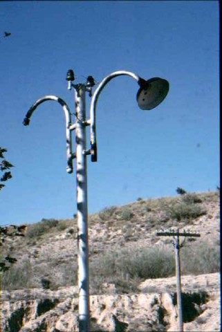 Old lamps at Purchena (RENFE)
