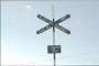 Unguarded crossing sign near Arboleas