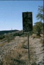 Level crossing sign at Los Zoilas