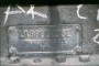 Manufacturers plate on carriage