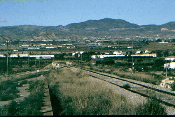 From Huercal towards Almendricos