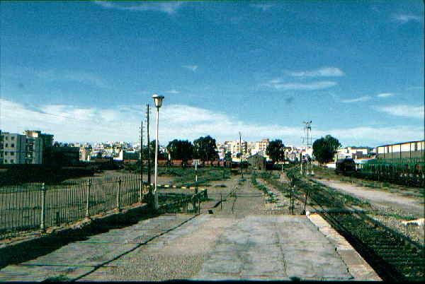 Leaving Aguilas station