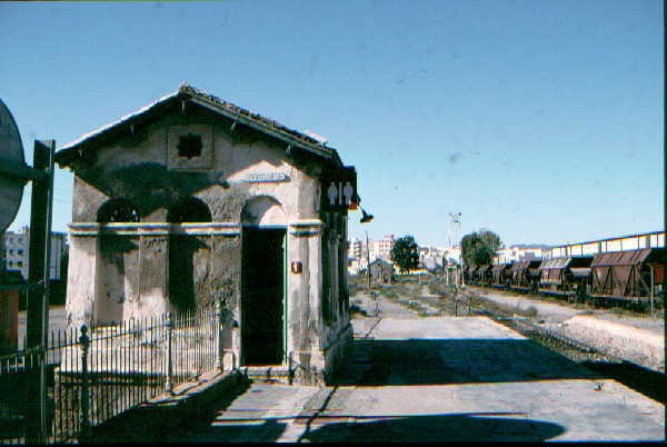 Old toilet at Aguilas, now demolished