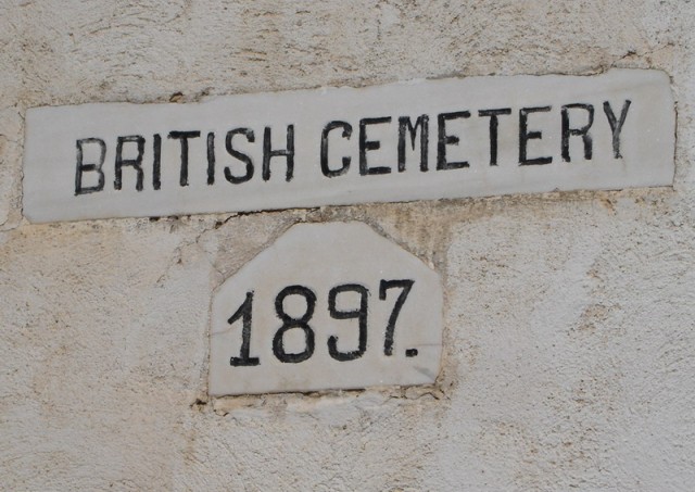 Entrance to cemetery