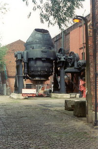 A Bessemer oven at Kelham Island Museum, Sheffield