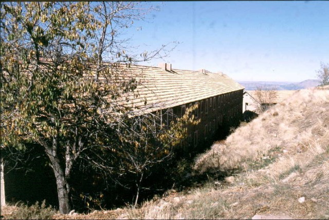 Rear of miner's accommodation
