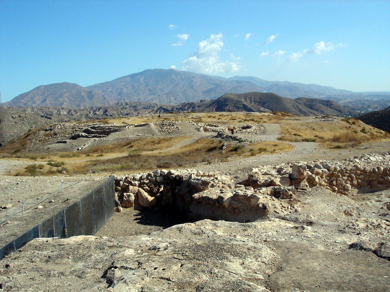 View looking towards the oldest settlement