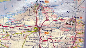 Map showing the club location