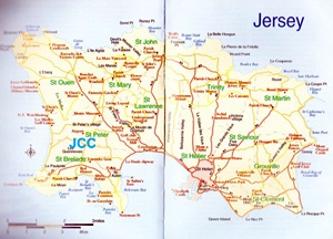 Map showing the club grounds